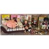 Image 1 : Large Mixed Lot Dolls Shirley Temple Collection Vintage Clothing Shoes Accessories