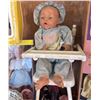 Image 4 : Dolls Lot w/ Mattel Chatty Cathy, Effanbee, Cradle, Mini Dolls, High Chair