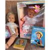 Image 2 : Shirley Temple Doll and Book Collection, Remco Baby Cry & Dry, Baby Crissy Doll in Box