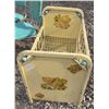 Image 10 : Dolls With Boxes, Metal Toy Crib and Three Blue Chrome Chairs