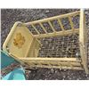 Image 7 : Dolls With Boxes, Metal Toy Crib and Three Blue Chrome Chairs