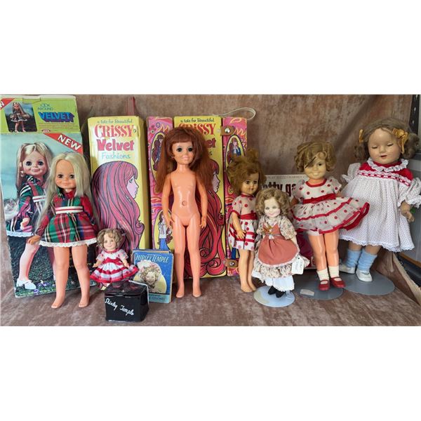 Look Around Velvet, Crissy, Shirley Temple, Chatty Cathy and Other Dolls