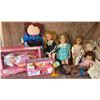 Image 1 : Vintage and Modern Dolls Including Horsman Baby Doll, Plush, and Accessories