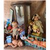 Image 3 : Dolls, Doll Parts, Shirley Temple Print, Doll Cabinet, and Miscellaneous Items Lot