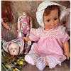 Image 3 : 7 Dolls: Hard Plastic, Composition, Bisque, Assorted Outfits, Some Damaged