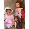 Image 4 : 7 Dolls: Hard Plastic, Composition, Bisque, Assorted Outfits, Some Damaged