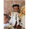 Image 4 : 6 Vintage Baby Dolls Assorted Skin Tones and Outfits 1970s-1980s