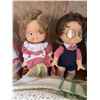 Image 3 : 6 Dolls Including African American Baby Dolls, Wicker Basket, and Handmade Linens