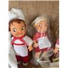 Image 4 : 6 Dolls Including African American Baby Dolls, Wicker Basket, and Handmade Linens