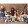 Image 1 : 14 Vintage Composite And Hard Plastic Dolls, Some Marked, Various Sizes