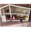 Image 1 : Lundby Dollhouse with Miniature Furniture, Accessories, and Three Dolls