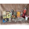 Image 1 : Vintage Lot: Books, Signed Knives, Art Glass Vases, Dolls, Figurines, Glassware