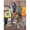 Image 3 : Vintage Lot: Books, Signed Knives, Art Glass Vases, Dolls, Figurines, Glassware