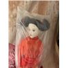Image 6 : Vintage Lot: Books, Signed Knives, Art Glass Vases, Dolls, Figurines, Glassware