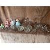 Image 7 : Figurine Collection and Assorted Glassware Including Apple-Shaped and Cut-Glass Pieces