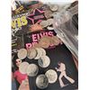 Image 5 : Elvis Presley Collectibles Lot: Magazines, Comics, Limoges Plate, Action Figure, Tokens