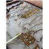 Image 7 : Rhinestone Brooches, Necklaces and Costume Jewelry, Two Trays