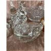 Image 10 : Clear Animal Shaped Glass Trinket Boxes and Bowls, 13 Pieces