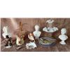 Image 1 : Collectibles: Goebel Figurine, England Porcelain, Busts, Milk Glass, Tableware