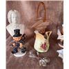 Image 2 : Collectibles: Goebel Figurine, England Porcelain, Busts, Milk Glass, Tableware