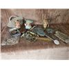 Image 1 : Three Lady Head Vases, Costume Jewellery, Purse, and Vanity Set Assortment