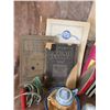 Image 10 : Lot: Vintage Books, Toy Tea Sets, Miniature Furniture, Queen Mother Textile, Collectibles