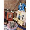 Image 6 : Lot: Vintage Books, Toy Tea Sets, Miniature Furniture, Queen Mother Textile, Collectibles