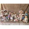Image 1 : 15 Composition Baby Dolls Various Sizes 1930s-1940s Clothing