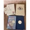 Image 1 : Disney Mickey 60 Years With You 1985 Silver Coin Set With Box and Documentation
