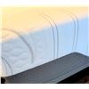 Image 6 : King Size Dark Wood Bed Frame with iComfort Mattress and Cover