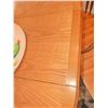 Image 10 : Oak Dining Table With Leaf 6 Spindle Back Chairs