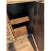 Image 5 : Walnut Wood Sideboard Buffet With Six Drawers And Central Cabinet Doors