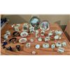 Image 1 : Limoges France Porcelain Miniature Collection, Gilt Trim, Assorted Tea Sets and Plates