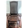 Image 1 : Wooden Rocking Chair with Caned Back and Seat