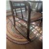 Image 4 : Wooden Rocking Chair with Caned Back and Seat