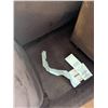 Image 7 : Bowring Brown Fabric Wingback Armchair with Accent Cushion