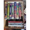Image 4 : Mixed Media Collection - VHS Tapes, DVDs, Smart Camera, Storage Baskets Lot