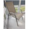 Image 5 : Outdoor Patio Set With Glass Table And Six Mesh Chairs