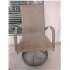 Image 6 : Outdoor Patio Set With Glass Table And Six Mesh Chairs