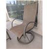 Image 7 : Outdoor Patio Set With Glass Table And Six Mesh Chairs