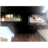Image 4 : Dark Brown Laminate Storage Cabinet with Double Drawers and Shelves