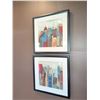 Image 2 : Framed Cityscape Prints with Black Frames