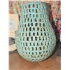 Image 2 : Decor Lot: Woven Vase, Art Print, Frames, Metal Magazine Rack, Candles, Books
