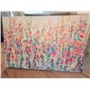 Image 4 : Decor Lot: Woven Vase, Art Print, Frames, Metal Magazine Rack, Candles, Books
