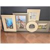 Image 7 : Decor Lot: Woven Vase, Art Print, Frames, Metal Magazine Rack, Candles, Books