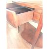 Image 6 : Wooden Demilune Console Table with Drawer and Lower Shelf