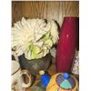 Image 11 : Decorative Mugs, Plates, 'Catzilla' Teapot, Cottage Jar, Vase and Faux Flowers
