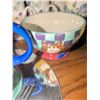Image 6 : Decorative Mugs, Plates, 'Catzilla' Teapot, Cottage Jar, Vase and Faux Flowers