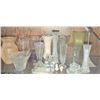 Image 2 : Glass and Ceramic Vases, Metal Bird Figurine, and Decorative Pieces Lot