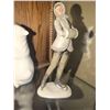 Image 6 : Two White Polar Bear Figurines and Female Ice Skater Figurine Group